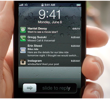 The Lockscreen and Notification Center